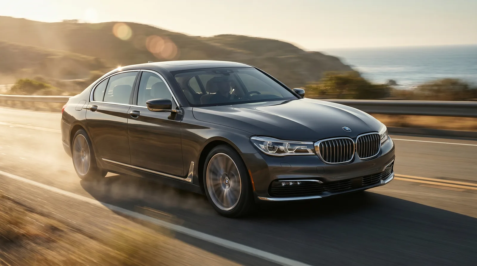 BMW 7 series на трасі